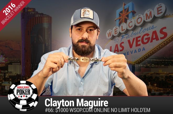 WSOP 2016, Clayton Maguire vince Event #66