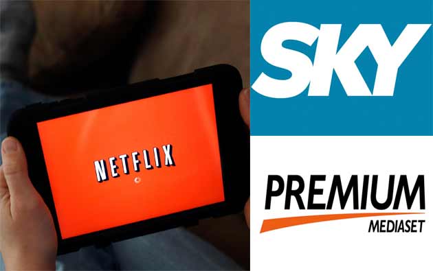Netflix in Italia disturba Sky e Mediaset