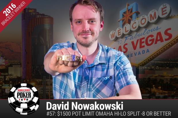 WSOP 2016, David Nowakowski colpo grosso con vittoria evento 57